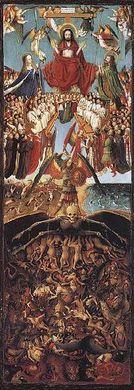 Jan Van Eyck Crucifixion y Juicio final